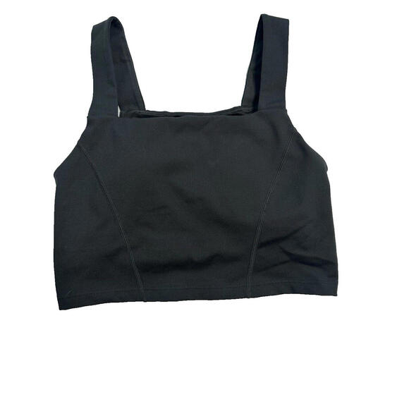 BYLT Essential Leggings Sports Bra Set Womens S Dark Charcoal Pockets High Waist - Picture 2 of 9